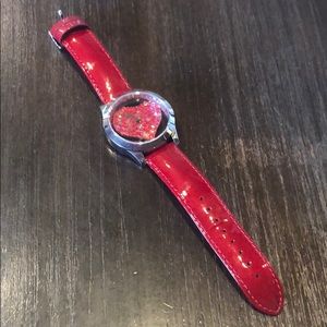 Guess Red Crystal Watch